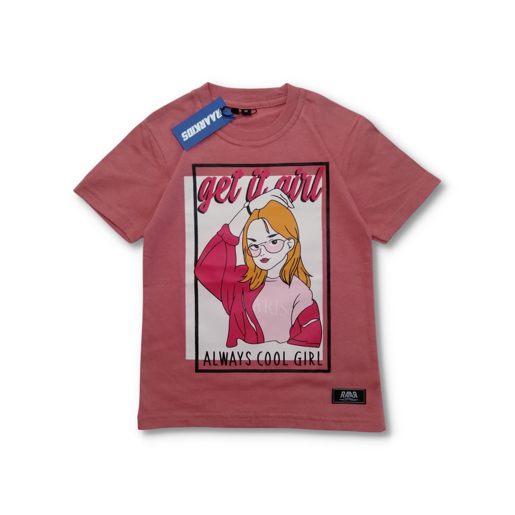 Raarkids Atasan Anak perempuan kaos Always Cool Girl