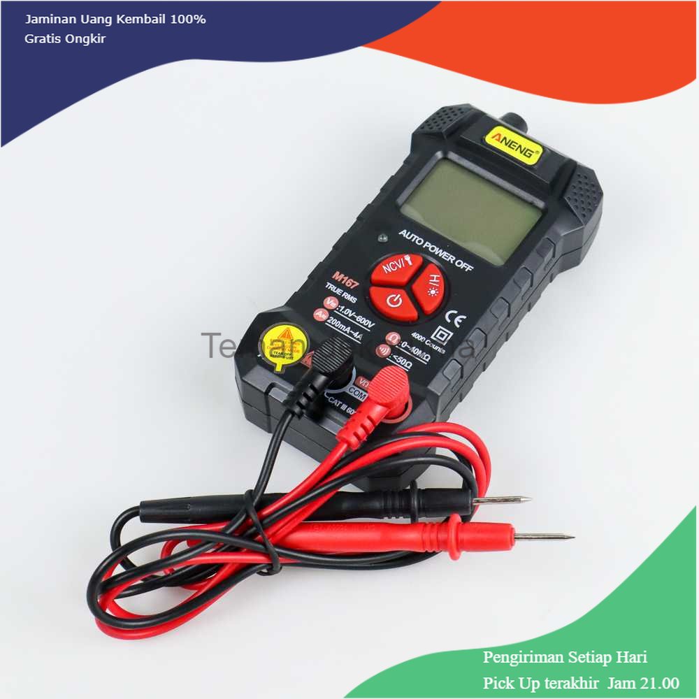 TD - PR2 ANENG Digital Multimeter True RMS Voltage Tester - M167