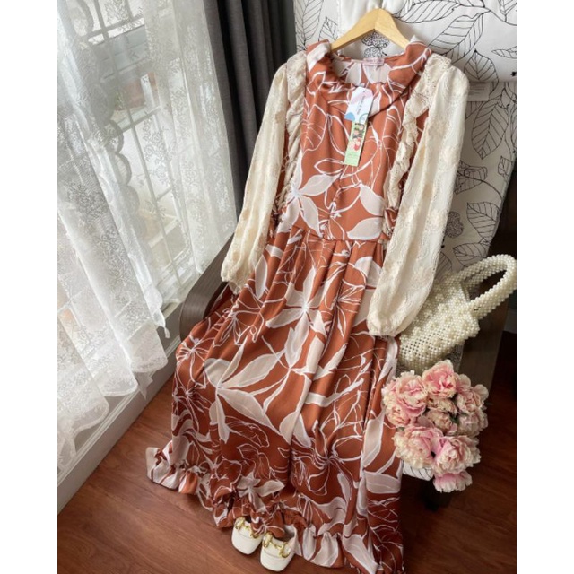 HAIDEE & ORLIN ATASAN TUNIK BLOUSE DRESS OUTER CARDIGAN ORLIN DRESS HAYLA