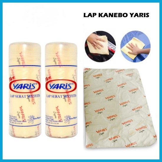 Kain Lap Kanebo Yaris /Lap Chamois Serat Serbaguna /Kanebo Serat Daya Serap Tinggi