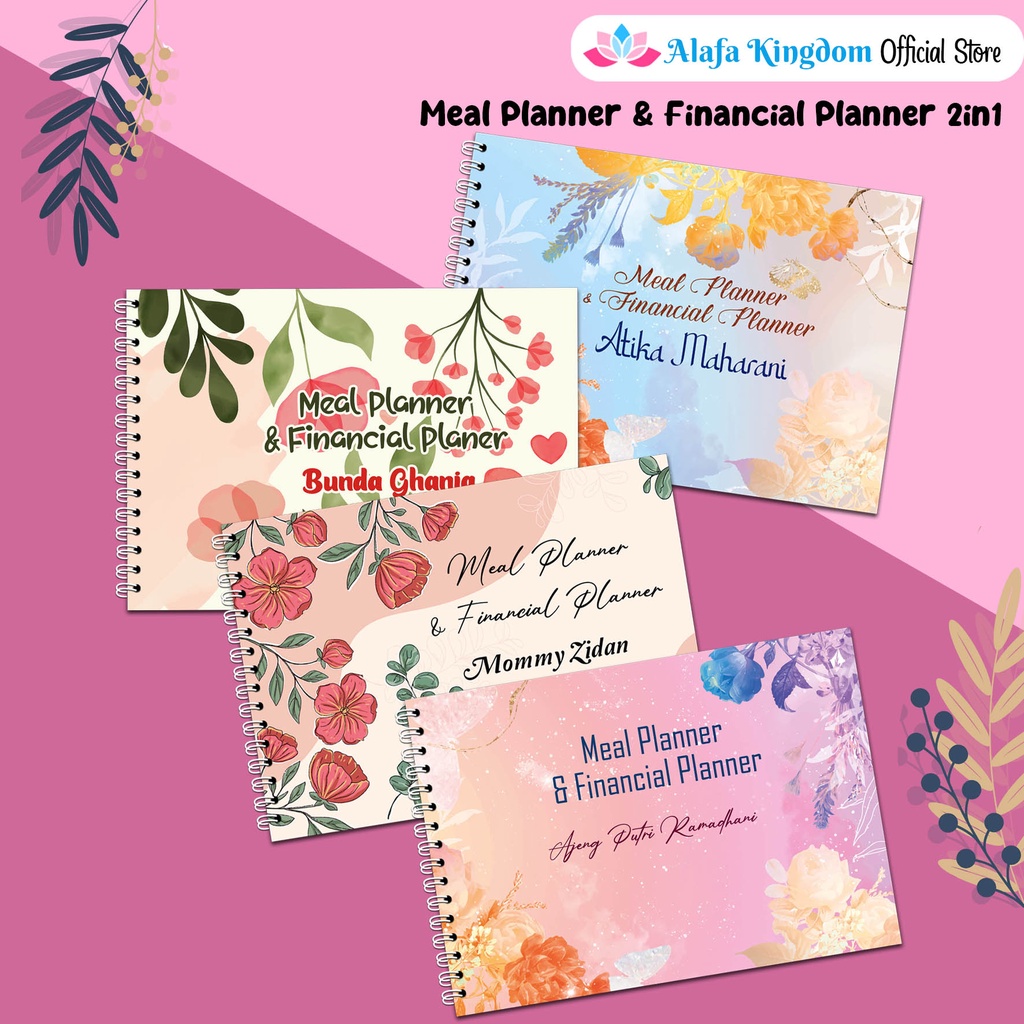 

Alafakingdom Meal Planner & Financial Planner 2in1 untuk 6 Bulan