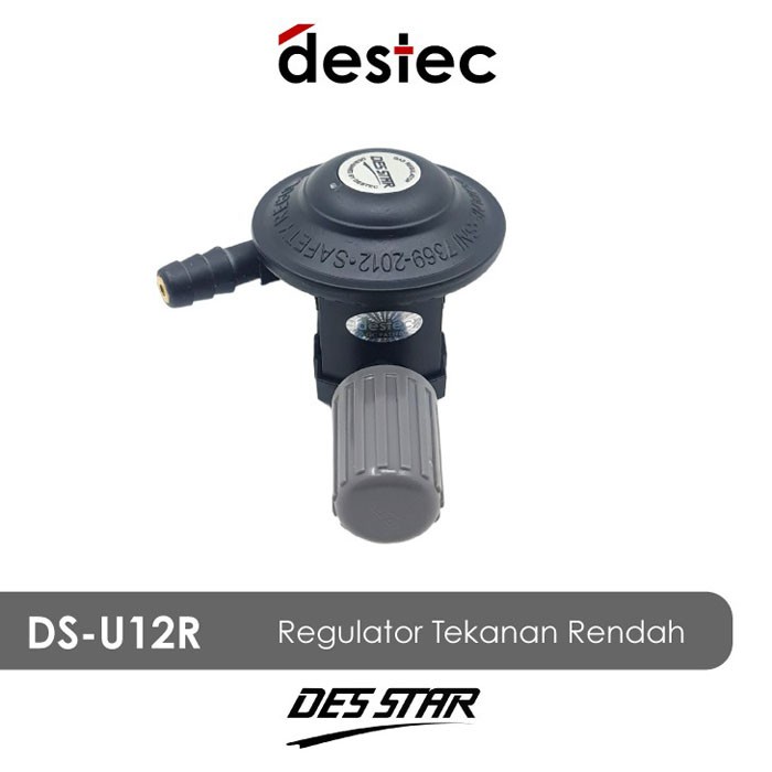 DesStar DS-U12R Regulator Gas Tekanan Rendah Tanpa Meter Handle Putar