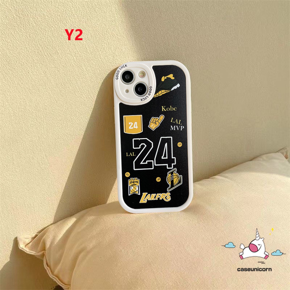 Realme C21Y C55 C53 C15 C35 C25Y C25s C25 C31 C17 Gt10 Pro Plus C30 C12 C21 C2 C11 C20A C3 C17 C20 8 5 9i 8i 8Pro 6i 5i 5s 6s 6 7i Trendy N.B.A Lakers Kobe James Soft Case Label