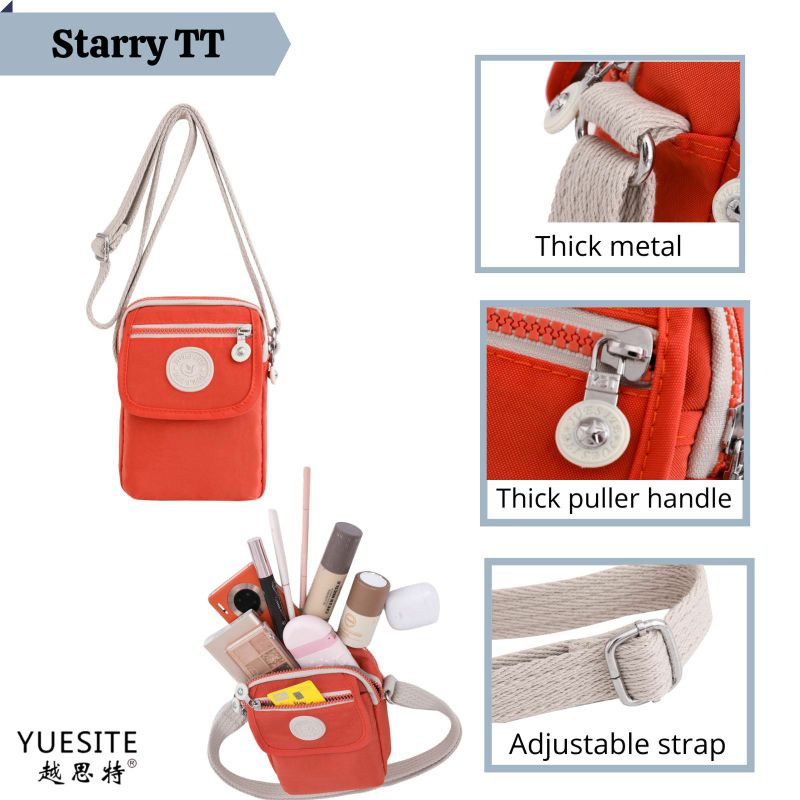 Tas selempang wanita sling bag unisex yuesite starry HT original cyutebags
