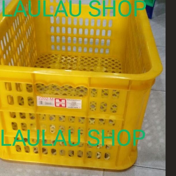 

KERANJANG BUAH HANATA 2202 M / BOX INDUSTRI CONTAINER SERBAGUNA