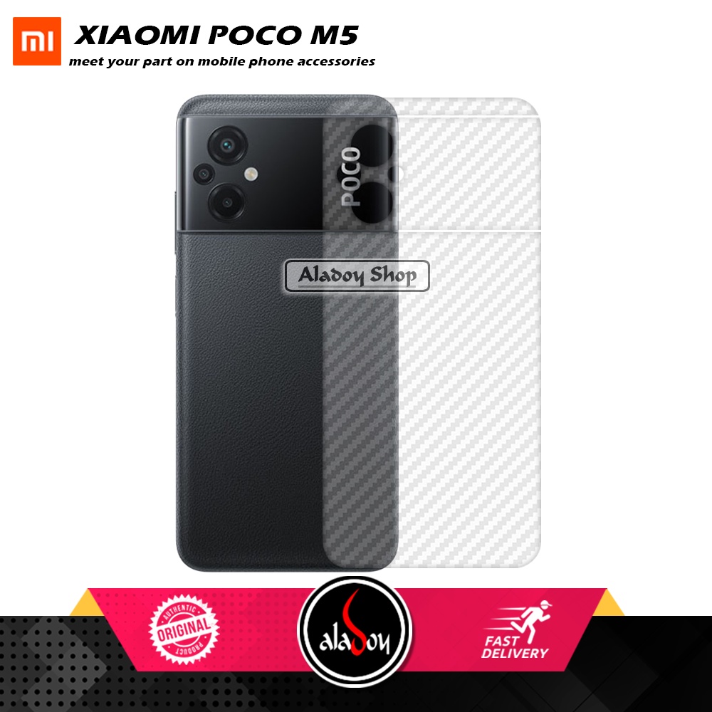 PROMO 3 IN 1 PAKET Tempered Glass Xiaomi Poco M5S Free Tempered Glass Camera dan Skin Carbon
