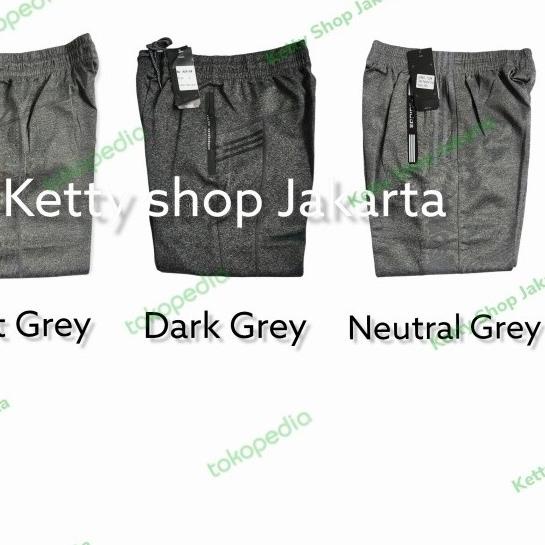 Celana Running 7 8 SPORT Jogger Import - Light Grey, SP-981 (L)