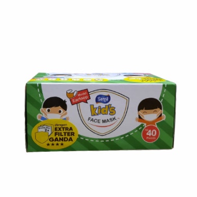 SENSI - Masker Sensi Anak 3 Ply Earloop | Masker Anak 3 Ply