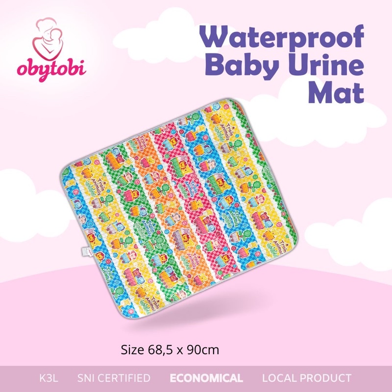 TokoPapin Perlak Anak Bayi Jumbo Anti Air Karet Besar Alas Ompol Bayi Waterproof Tidak Tembus Berkualitas