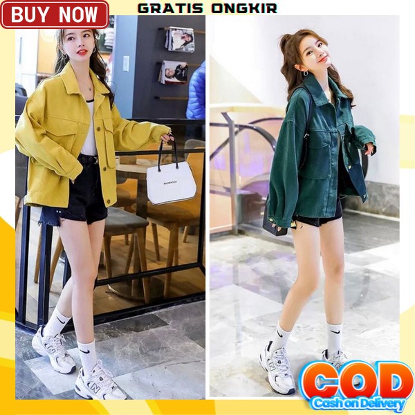 Jaket Wanita Jeans Oversize Import Jins Jacket Lepis Cewek Jumbo Crop Jaket Jeans Jaket Denim Cewek 