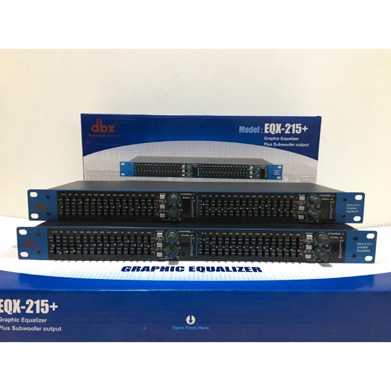 DBX Equalizer EQX 215 + Subwoofer / DBX EQX 215+/ DBX EQX215+Subwoofer