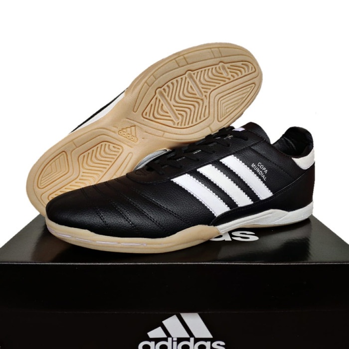 Sepatu Futsal Adidas Copa Mundial Classic - Hitam, 39(X9Z9) Sepatu Futsal Forte Terlaris Se Grade Or