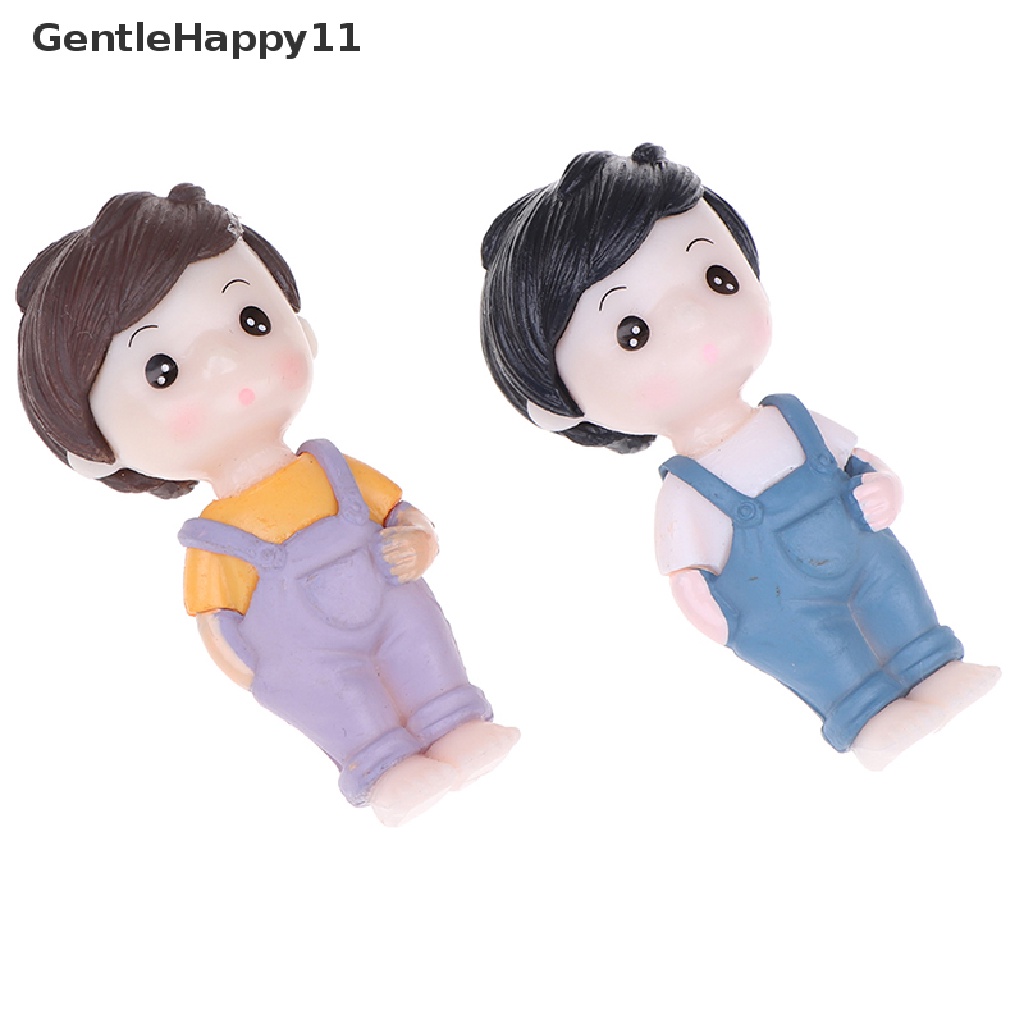 Gentlehappy 2Pcs Min Miniatur Dekorasi Rumah Ornamen Patung Rumah Boneka s Dekorasi id