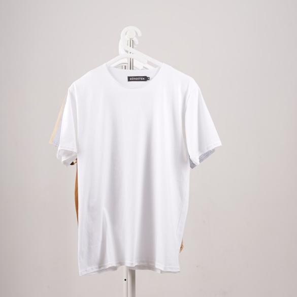 Raw T-Shirt (Kaos Polos Unfinished) By SCHOUTEN - White, XL