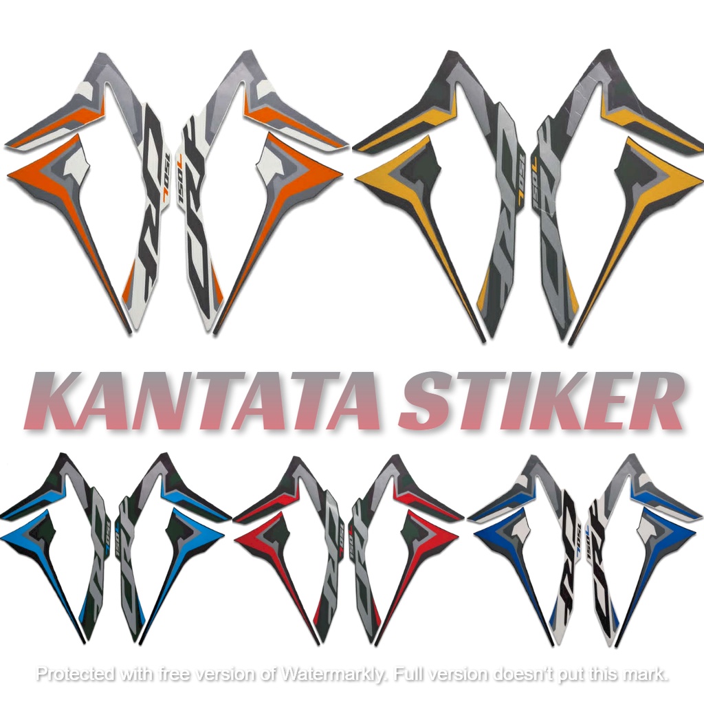 Stiker Striping Motor Honda crf 150l 2021 Standar Full Set