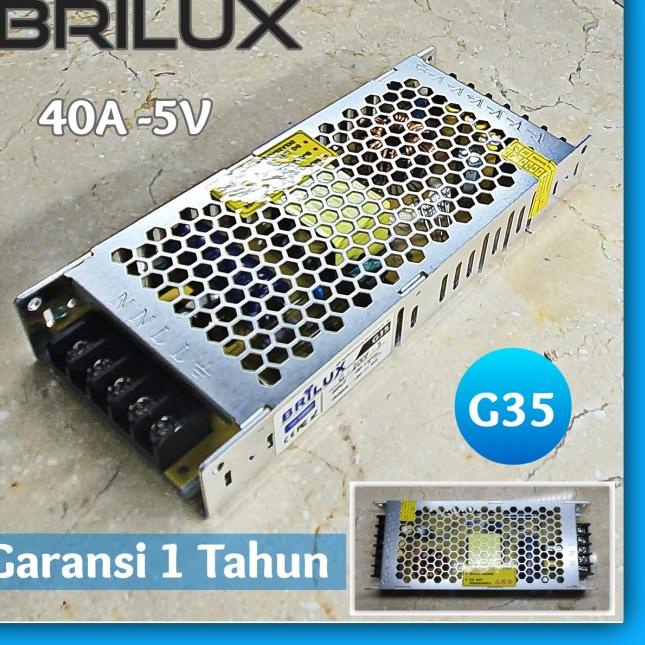 Power Supply 40A 5V Running Text Switching 40 Ampere 5Volt