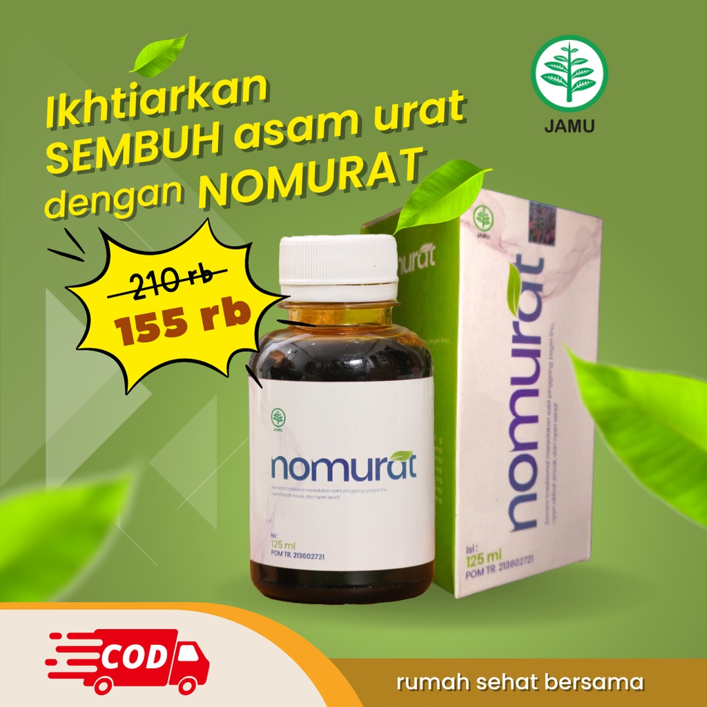 

PROMO 11.11 SHOPEE Nomurat 125 ml - madu herbal asam urat - obat asam urat - urat madu asli - jamu pegal linu