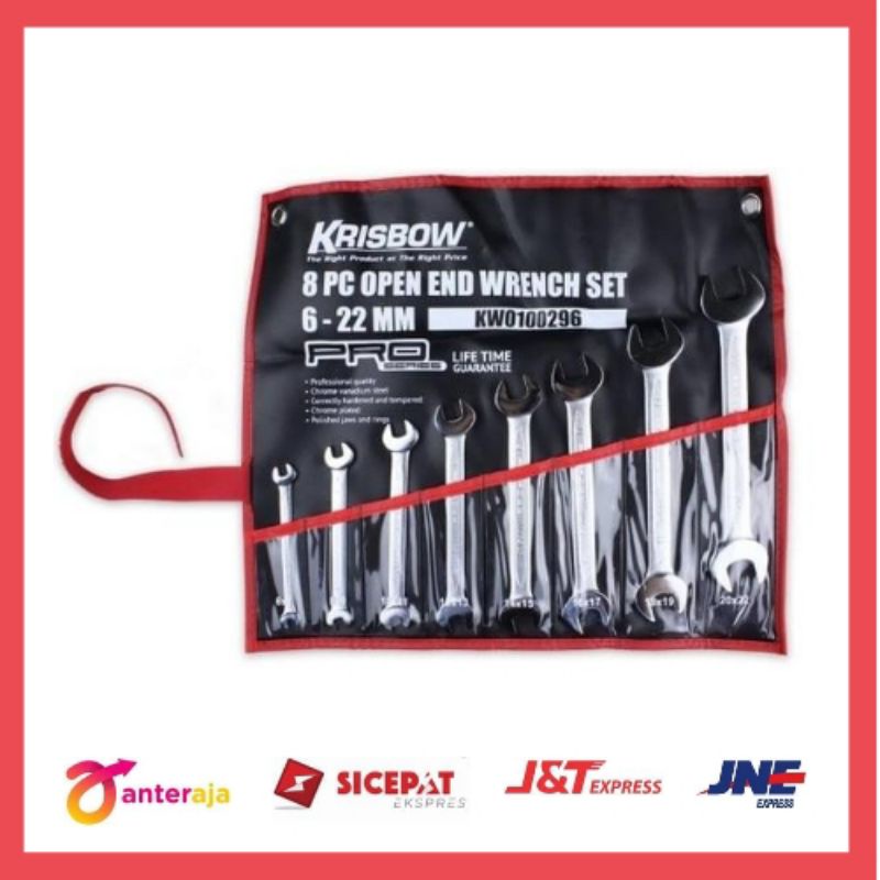Krisbow Set Kunci Pas 6-22mm / Kunci Set