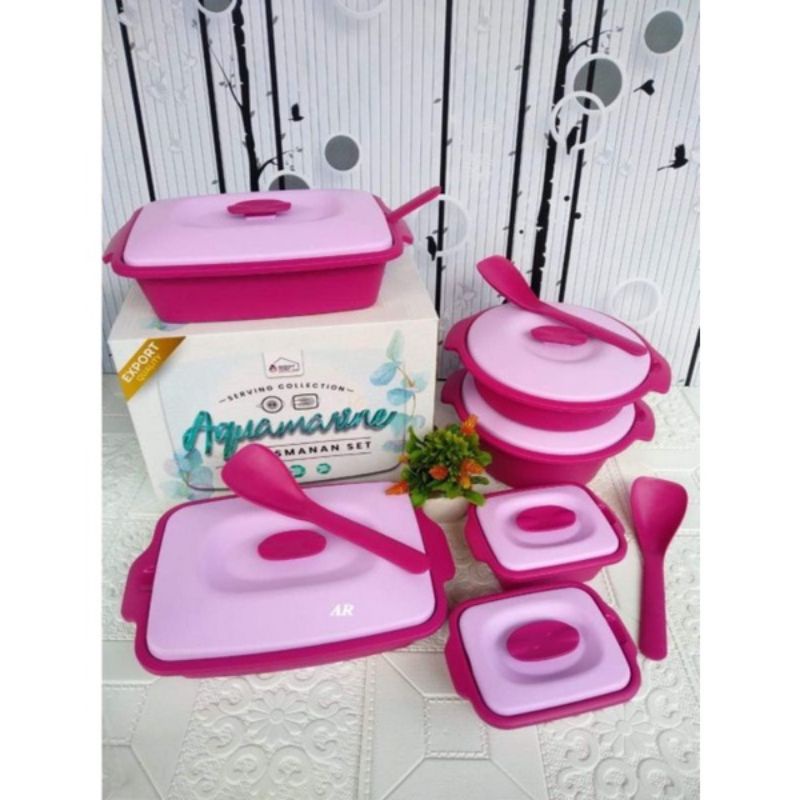 AQUAMARINE PRASMANAN SET PLASTIK 6 PCS