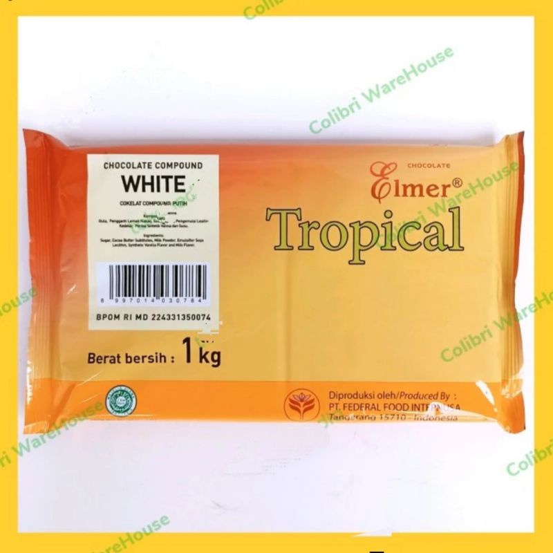 

ELMER Tropical Rhapsody / Cokelat Batang / Compound WHITE 1 Kg