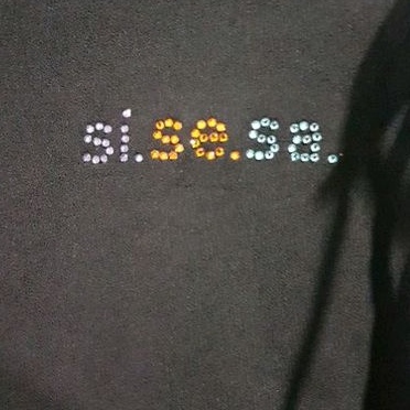 khimar sisesa hitam ( preloved )