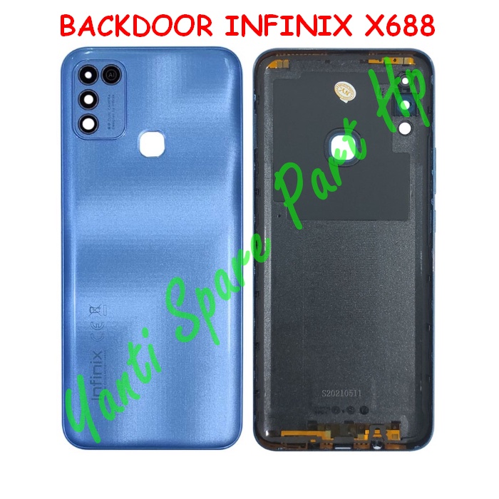 Backdoor Tutup Belakang Infinix Hot 10 Play X688 Original Terlaris New