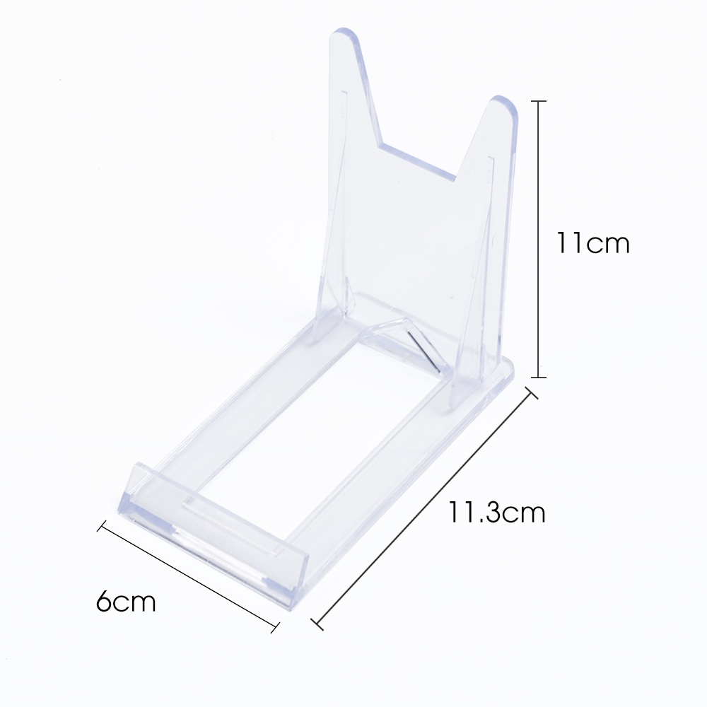 2pcs Stand Holder Bingkai Foto Bahan Plastik Akrilik Transparan Dapat Disesuaikan Untuk Dekorasi Pernikahan