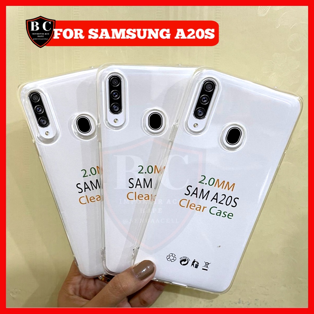 CASE SAMSUNG A20S - SOFTCASE CLEAR HD PREMIUM SAMSUNG A20S 2019