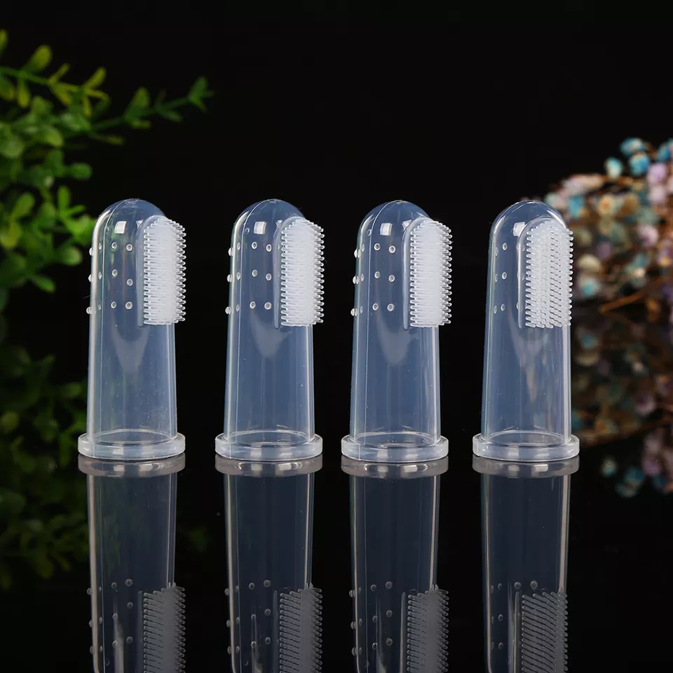 GOOGOO Sikat Gigi Jari Bayi Silikon / Baby Finger Tooth Brush Silicone