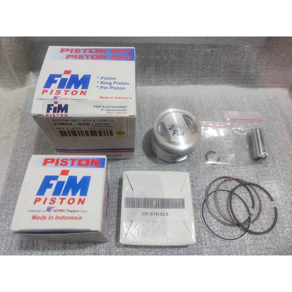 Piston Kit Piston Set Suzuki Shogun Smash FIM54 - STD