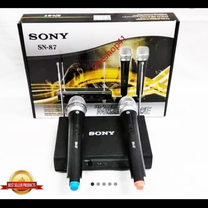 Mic Wireless Sony Sn87 Sn 87 Handheld Microphone Wireless