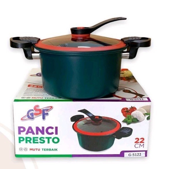 GSF 5122  PREASSURE COOKER POT TOTIPOTENT 22CM PANCI PRESTO 22 CM