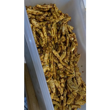 

Basreng pedas daun jeruk