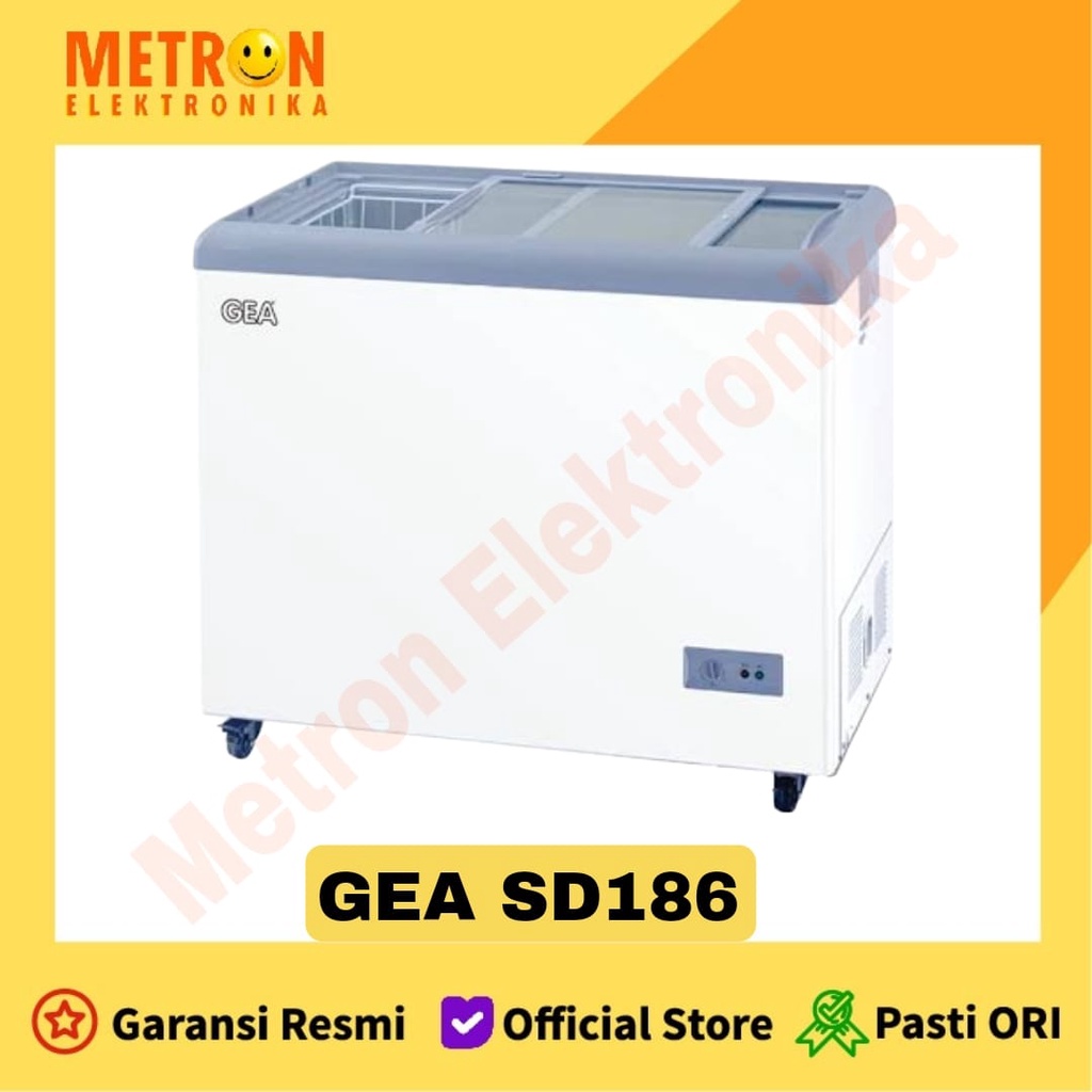 GEA SD 186 - SLIDING FLAT FREEZER 186 LITER / SD186