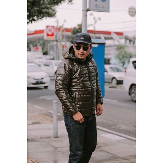 TROUBLEMAKER PUFFER JACKET BROWN - PUFFERCOAT - JACKET GELEMBUNG - OUTDOOR JACKET - CASUAL JACKET