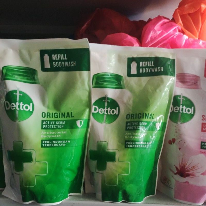 Dettol bodywash skincare kemasan random 410g