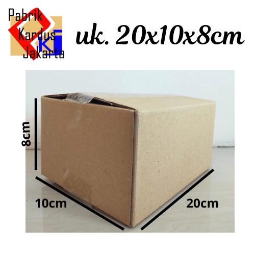 

Karton Box Bungkus Packing Kado 20x10x8 cm ( 10 PCS )