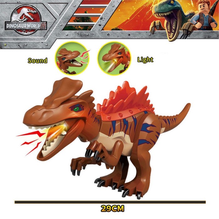 Lego Dino Minifigure Indominus Spinosaurus Trex Baryonyx Power Ranger Strange