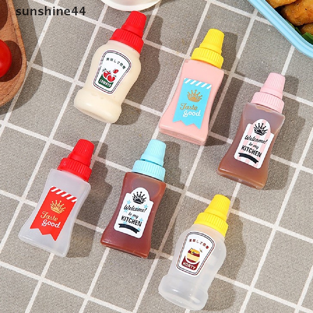 Sunshine Botol Saus Tomat / Kecap / Salad / Bento Mini Portable Untuk Dapur