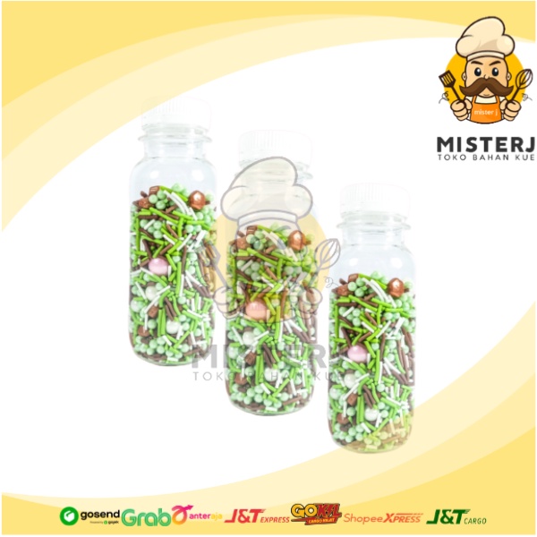 

Candy 50 Green Brown Pearl | 65 Gram | Hiasan Kue Tart