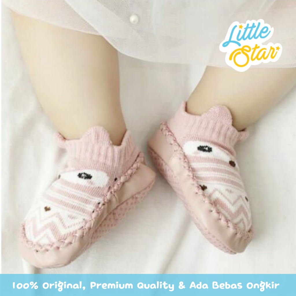 Sepatu Prewalker Anak Bayi Little Star Motif Hewan