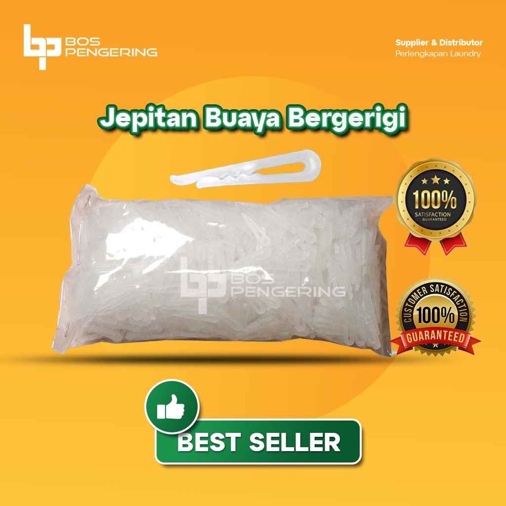 Jepit Pakaian Laundry - Jepitan Buaya Gerigi Jepit Baju Isi 50pcs Murah