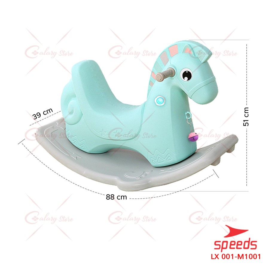 Mainan Rocking Horse 3in1 Kuda Kudaan Edukasi Anak Mainan 001-EZ2108 - M1003 - Pink