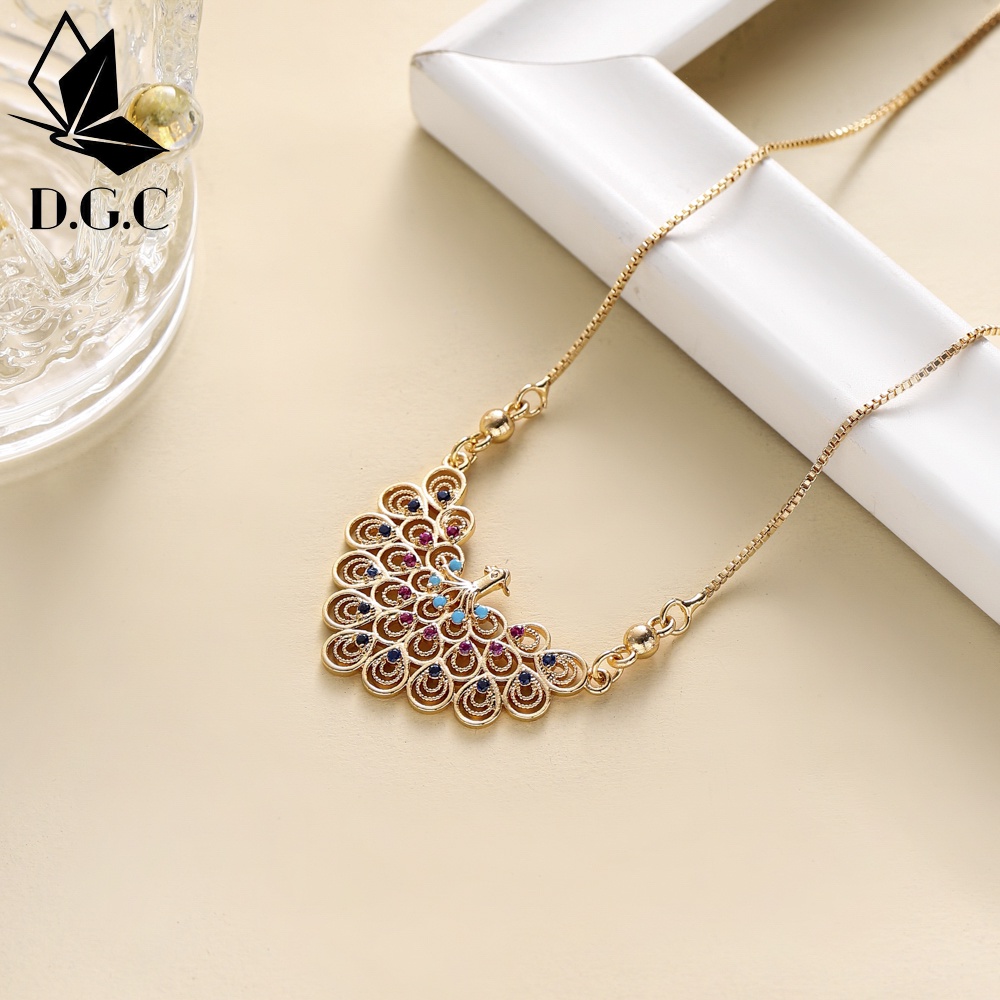 ✨D.G.C COD Kalung Titanium Wanita Emas Muda Model Korea Murah Anti Karat Aksesoris D130