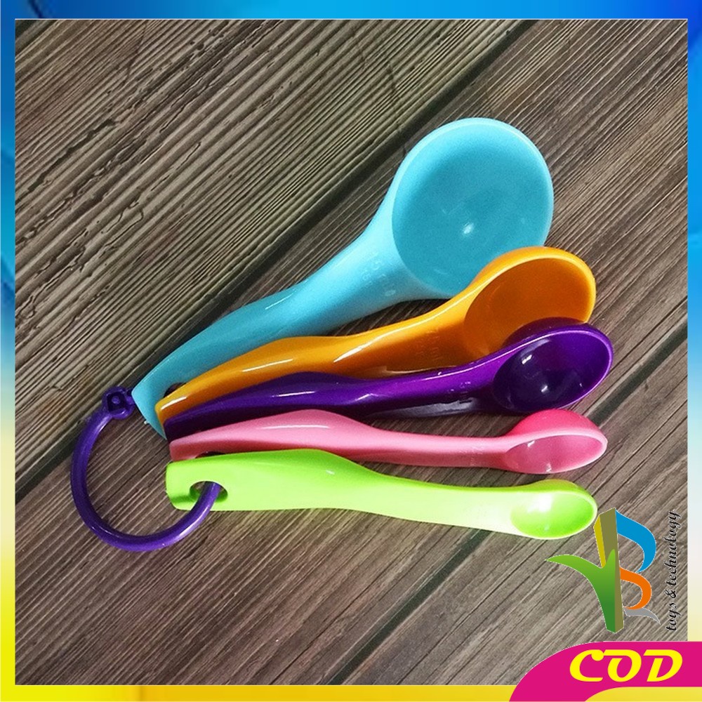 RB-C142 Sendok Takar Set 5IN1 Measuring Spoon Sendok Ukur Bumbu Dapur Sendok Takaran MPASI Bayi