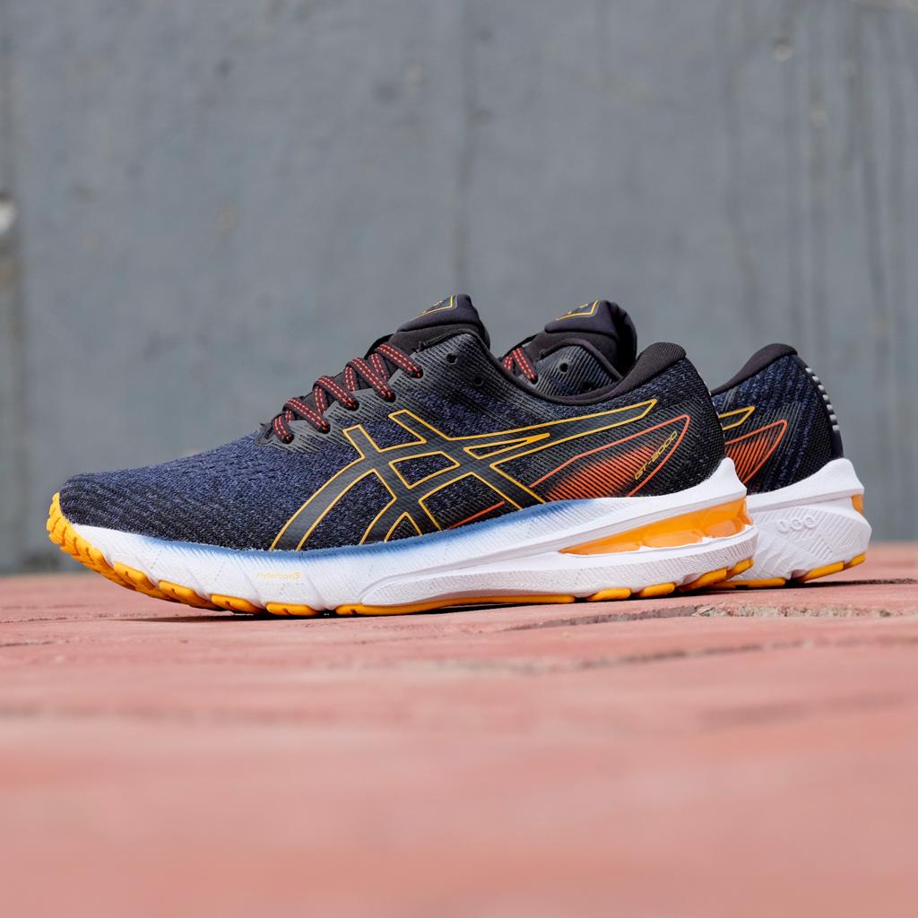 Sepatu ASICS Men GT-2000 10 - Navy/Orange