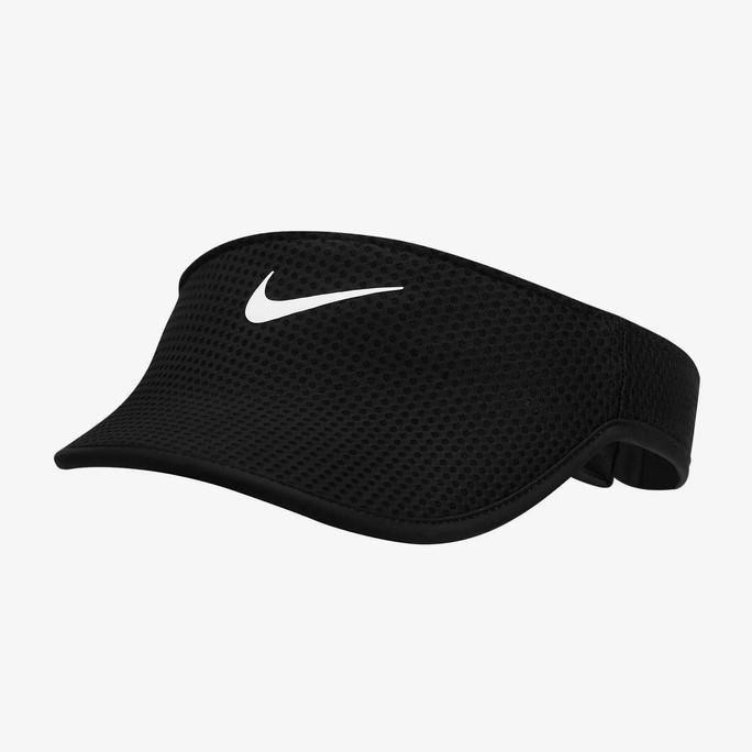 Nike Dri-FIT AeroBill Running Visor Hitam DV2998-010 Topi Original