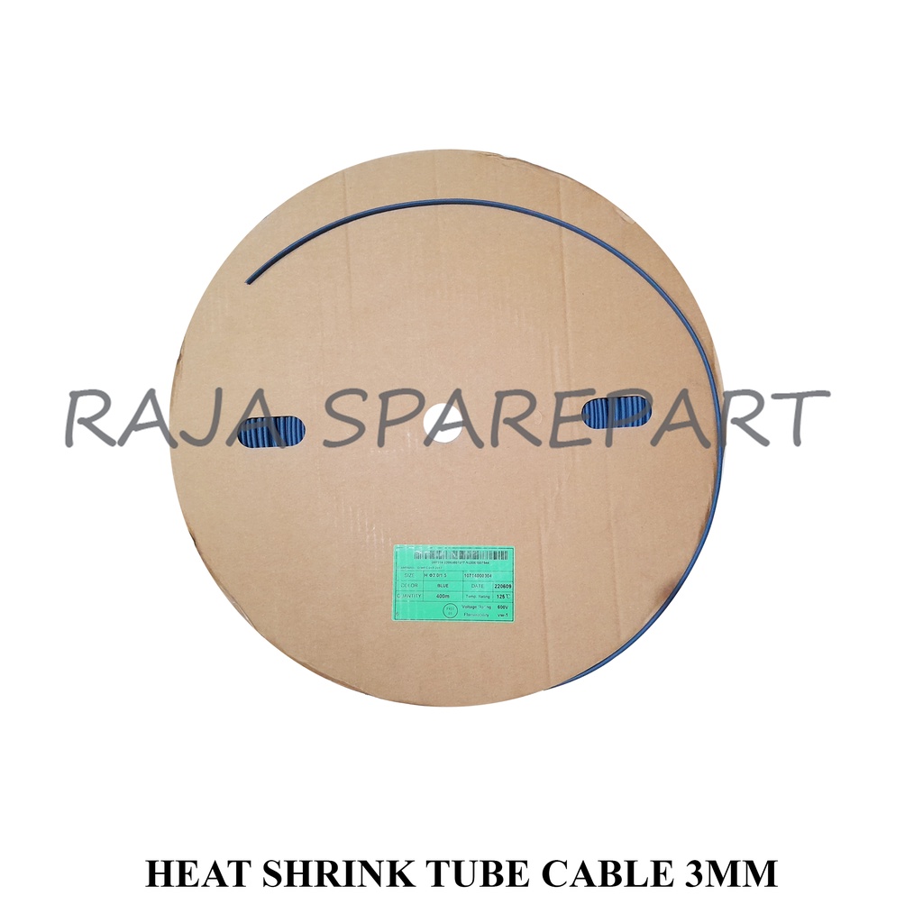 HEAT SHRINK TUBE CABLE / ISOLASI BAKAR KABEL 3MM ( HARGA PER 50 CM )