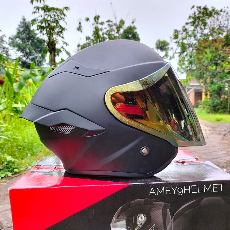 Jual HELM HALF FACE TTC PAKET GANTENG Shopee Indonesia