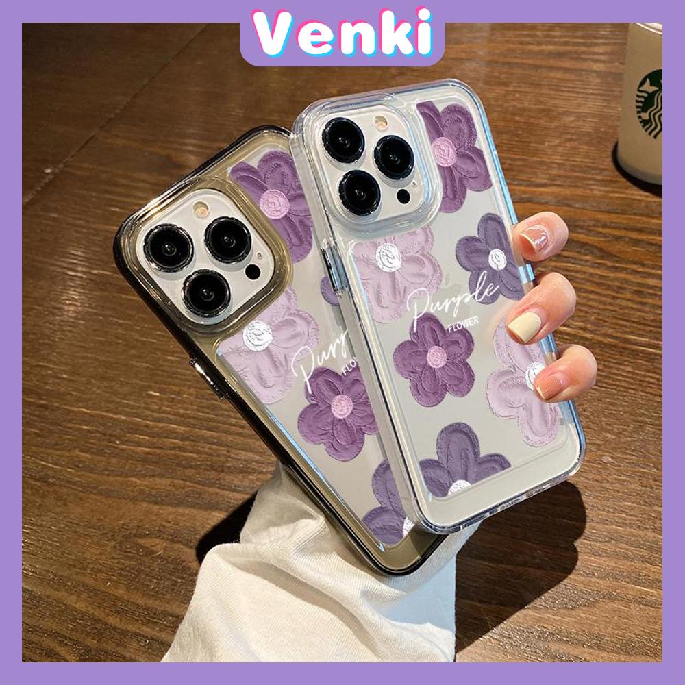 iPhone Case HD Acrylic High Quality Hard Case Metal Button Protection Camera Shockproof Painting Flower Compatible For iPhone 14 13 12 11 Pro Max XR XS Max